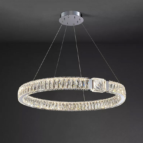 Подвесная люстра D8010 D8010P/R/D600 silver