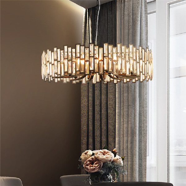 Подвесная люстра Bertola D8524P/L black/clear