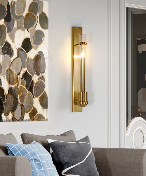 Настенное бра Wall lamp 88042W brass