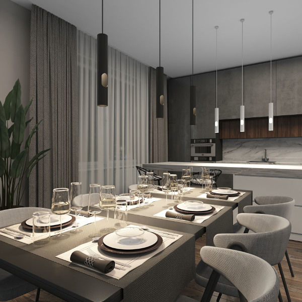 Светильник подвесной Aero DK4045-BK