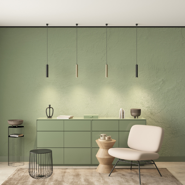 Светильник подвесной Tube DK4050-BK