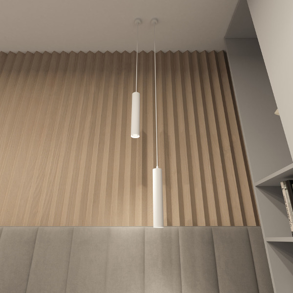 Светильник подвесной Tube DK4050-WH