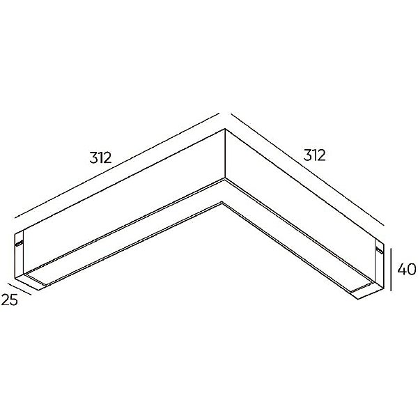 Трековый светильник Smart Linear DK8014-WH