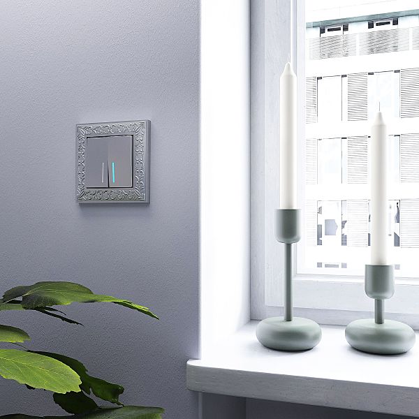 Рамка Werkel W0011522/ Рамка на 1 пост Antik (матовый хром)