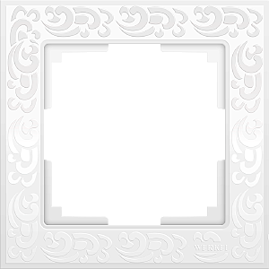 Рамка Werkel W0012301/ Рамка на 1 пост Flock (белый)