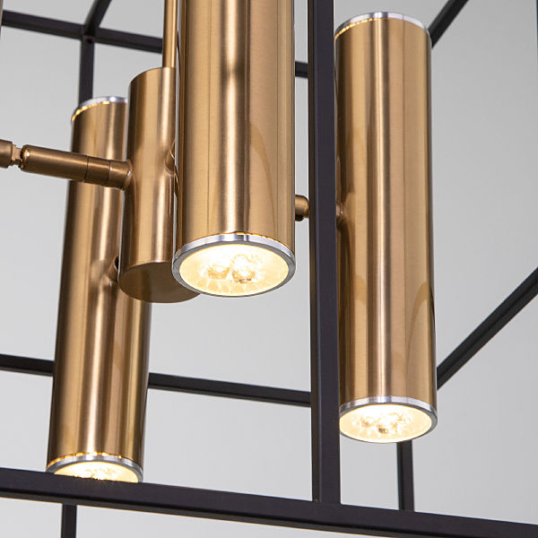 Люстра на штанге Adamson 70142/8 латунь