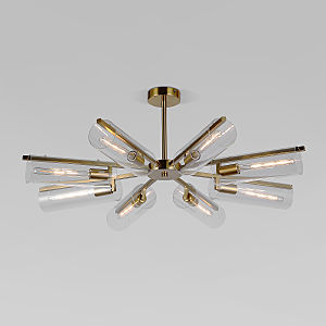 Потолочная люстра Trompeta 70144/8 латунь