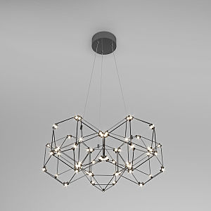 Подвесная люстра Uma 90169/5 черный жемчуг