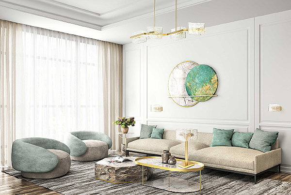 Люстра на штанге Айс 542011004