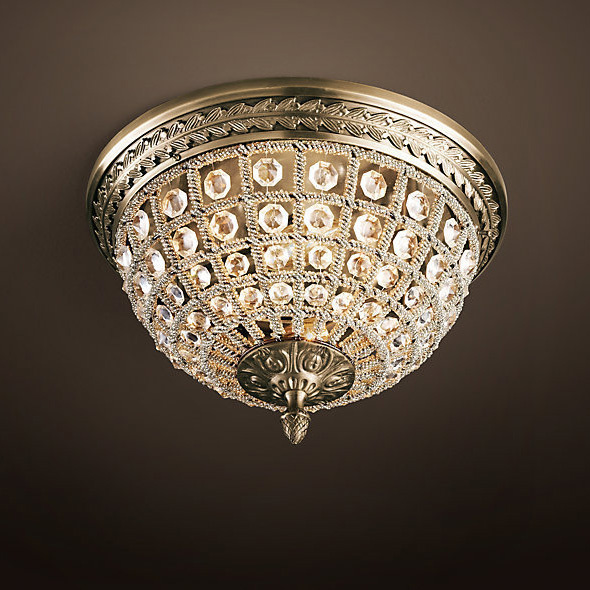 Светильник потолочный 19th c. Casbah KR0108W-2 antique brass