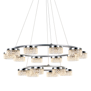Подвесная люстра MD21020075 MD21020075-16B chrome