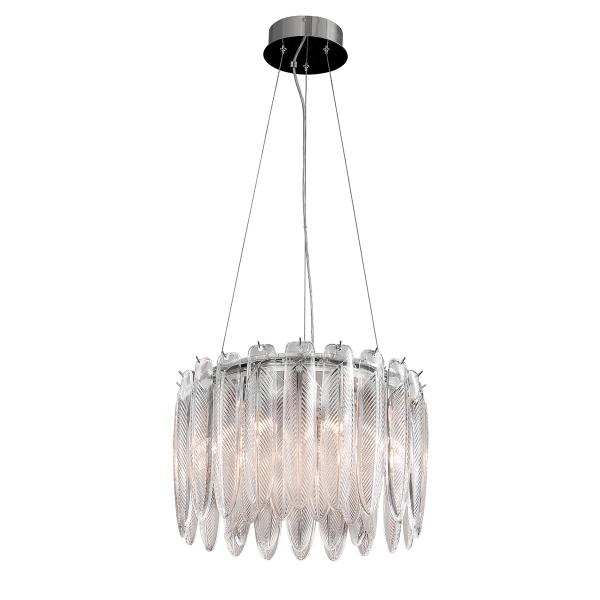 Подвесная люстра Piuma MD22027002-D45 chrome