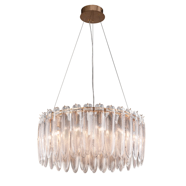 Подвесная люстра Piuma MD22027002-D65 light rose gold