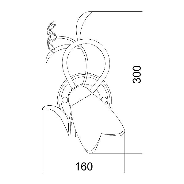 Настенное бра Аида 323023801