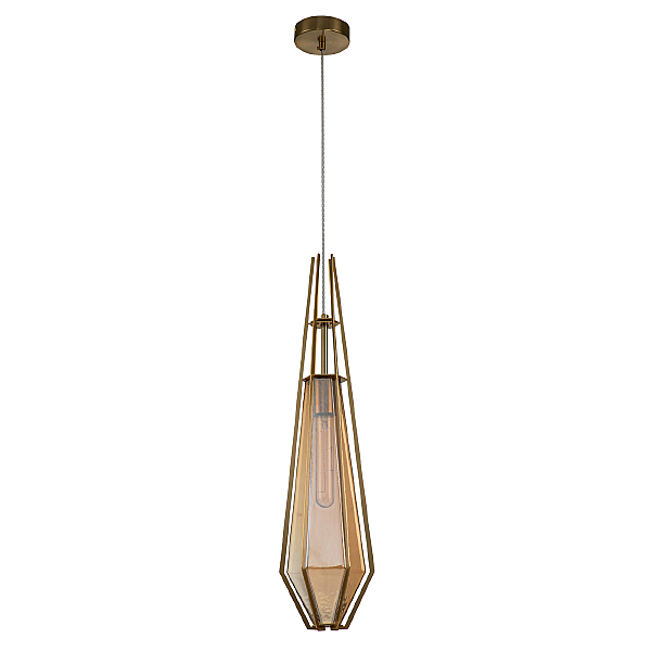 Светильник подвесной Vista V000318 11012/A/1P Amber