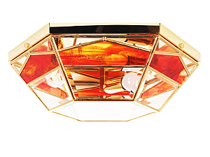 Потолочная люстра Doge Luce 1007/3PL-B.CRISTALLO M+ROSSO