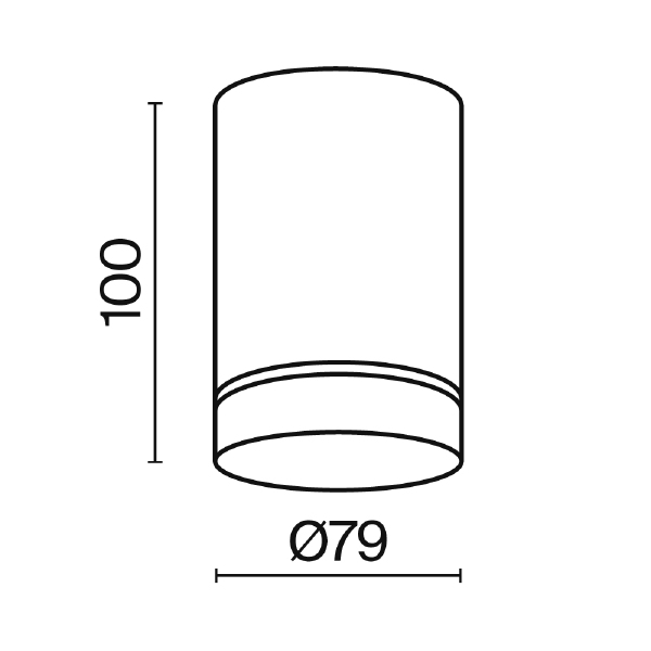 Накладной светильник Orlo C085CL-9W3K-W