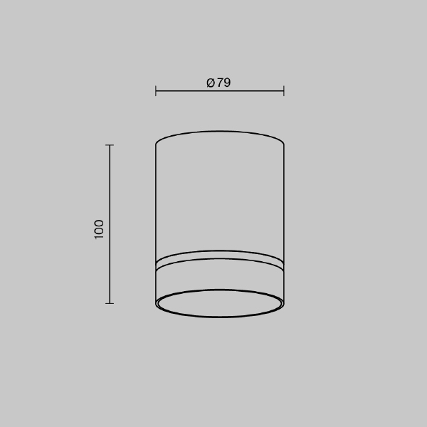 Накладной светильник Orlo C085CL-9W3K-W