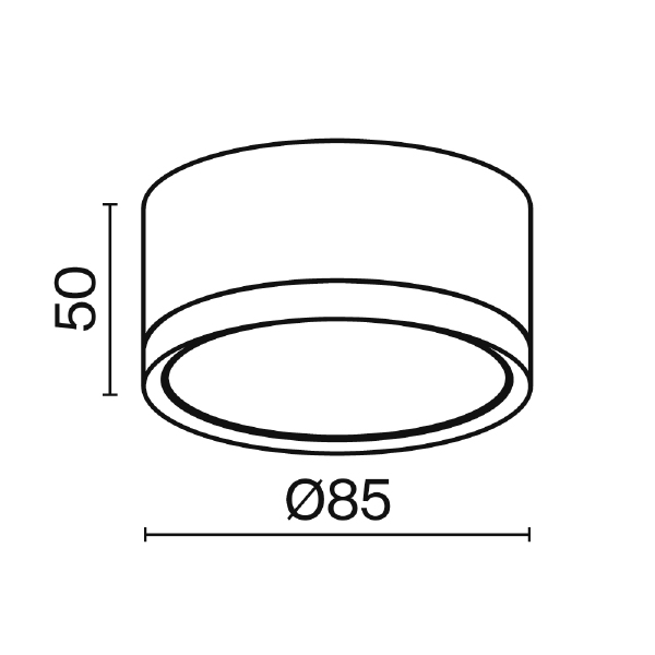 Накладной светильник Hoop C086CL-GX53-SRD-BG