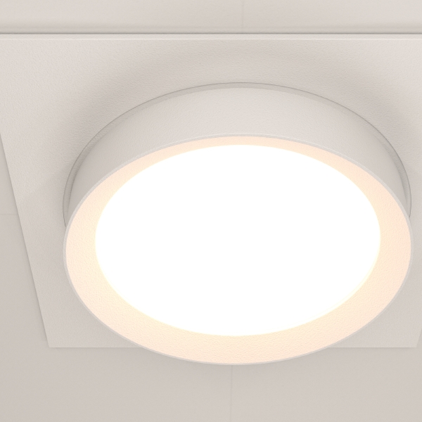 Встраиваемый светильник Hoop DL086-GX53-SQ-W