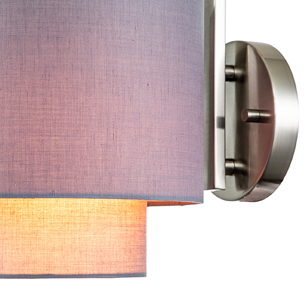 Настенное бра Nebbia 13020/1W Nickel V000355