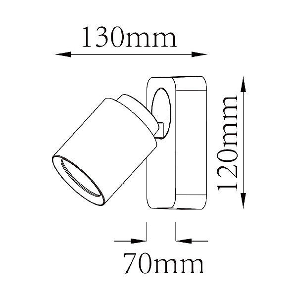 Светильник спот Астор 545020401