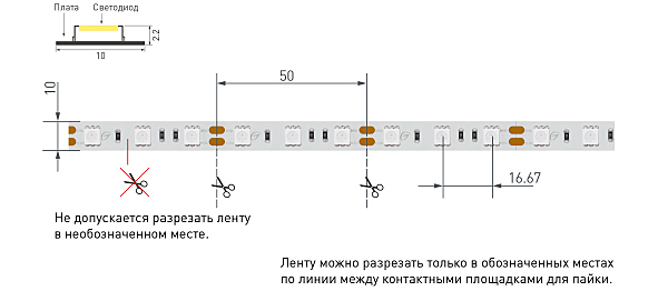 LED лента RT открытая 012337