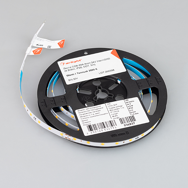 LED лента COB открытая 036837