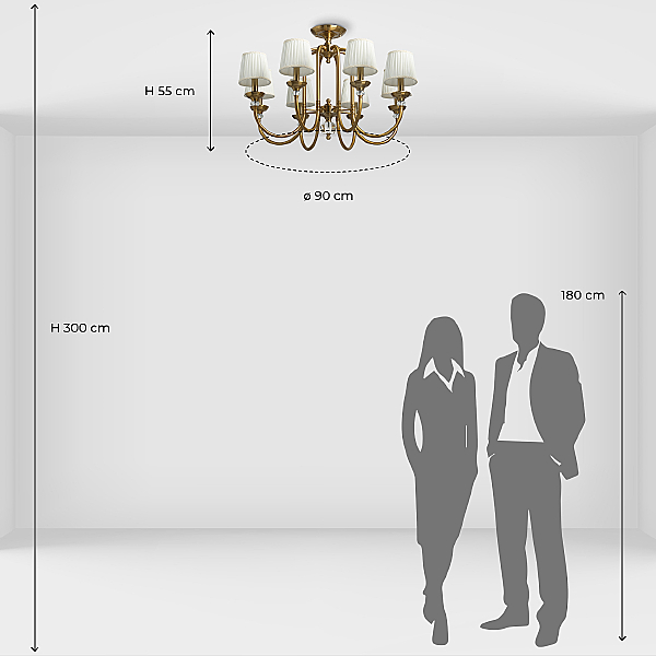 Потолочная люстра Сильвия 404010508