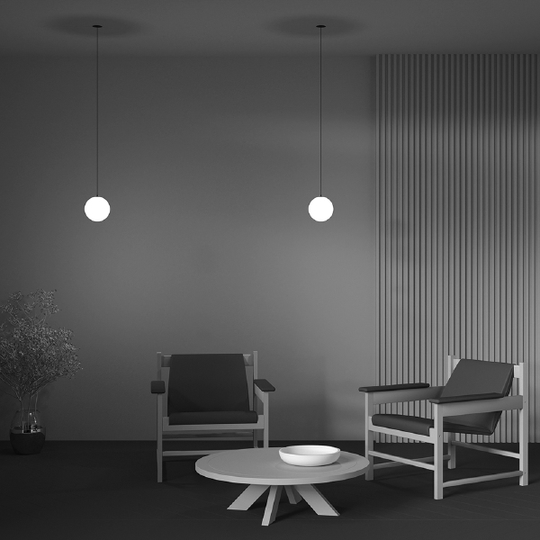 Светильник подвесной LUNA P039PL-5W3K-10INS-B