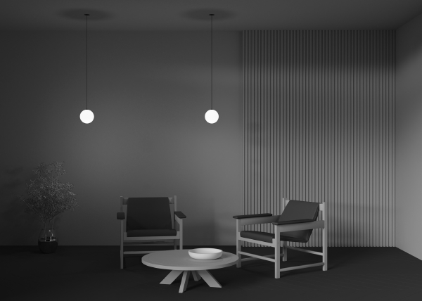 Светильник подвесной LUNA P039PL-5W3K-10INS-B