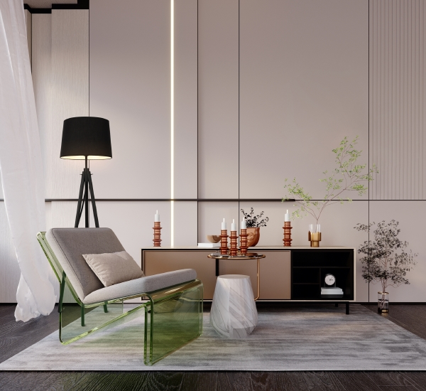 Торшер Calvin Z177FL-01B