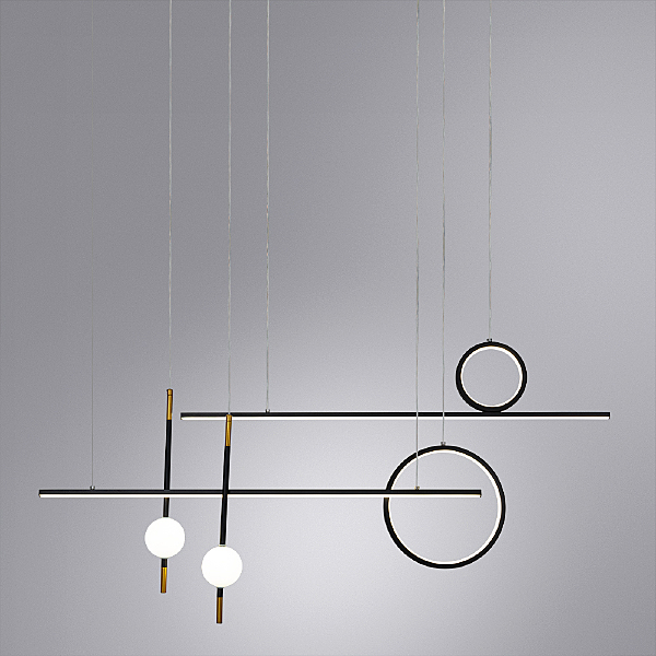 Подвесная люстра Polaris A2610SP-85BK