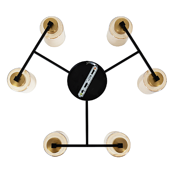 Потолочная люстра Leo A7027PL-6BK