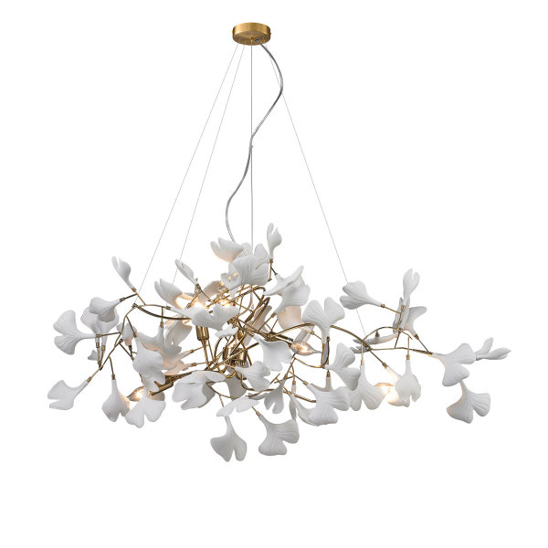 Подвесная люстра 10881 10881P/L1000 gold/white