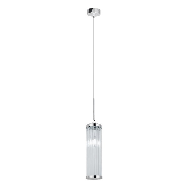 Светильник подвесной Tadeo TADEO SP1 D100 CHROME/TRANSPARENTE