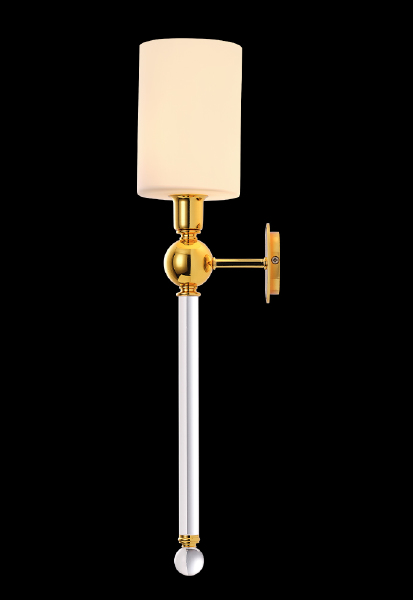 Настенное бра Mirabella MIRABELLA AP1 GOLD/WHITE