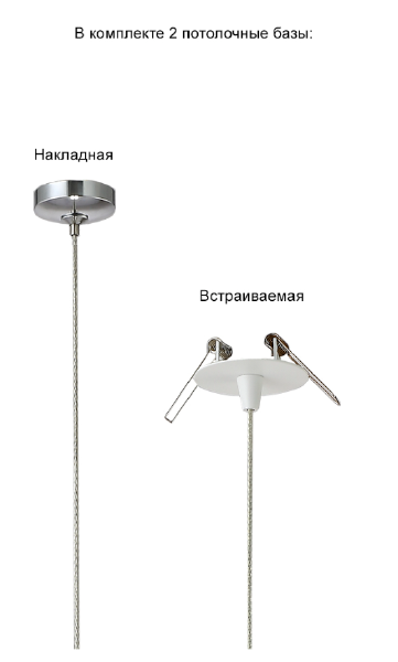 Светильник подвесной Verano VERANO SP1 TRANSPARENT