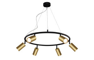 Подвесная люстра Clt 015 CLT 015C6 D600 BL-GO