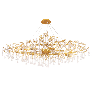 Подвесная люстра Reina REINA V2 SP16 L1500 GOLD PEARL