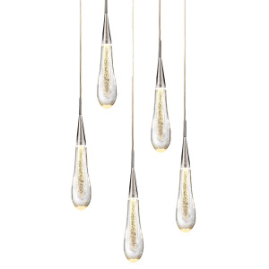 Светильник подвесной Pour MD-023B-5 chrome