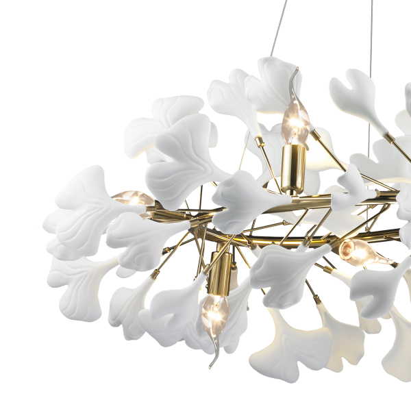Подвесная люстра 10881 10881P/R800 gold/white