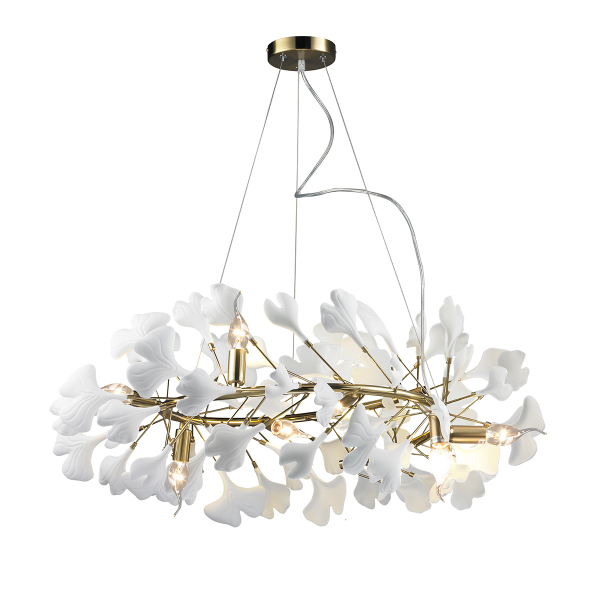 Подвесная люстра 10881 10881P/R800 gold/white
