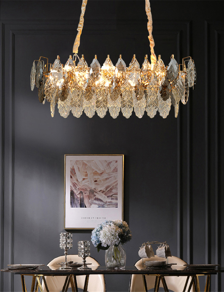 Подвесная люстра D8011P D8011P/L-800 gold/smoky