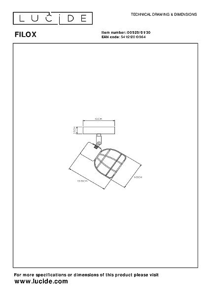 Светильник спот Filox 00929/01/30