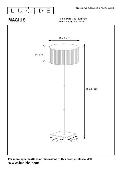 Торшер Magius 03729/81/30