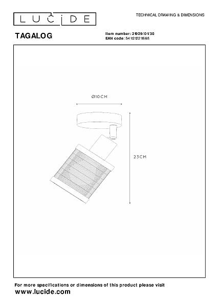 Светильник спот Tagalog 21929/01/30