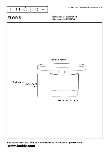 Светильник спот Floris 35913/01/30