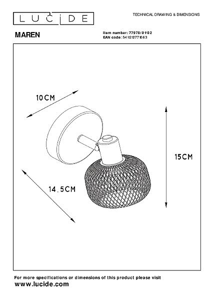 Светильник спот Maren 77978/01/02