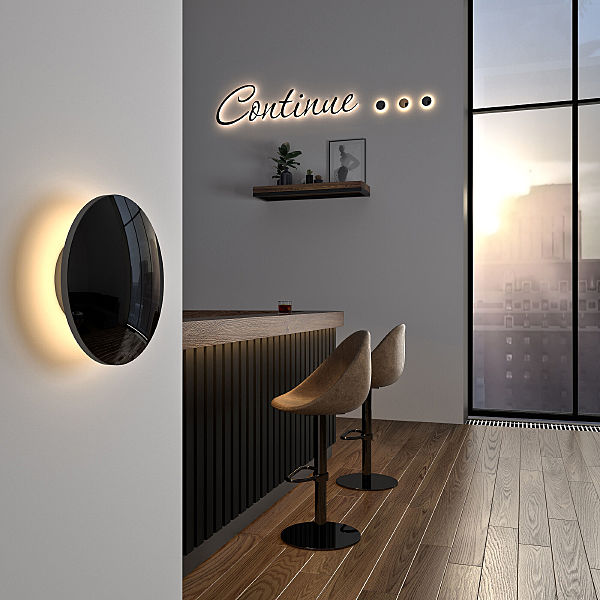 Настенный светильник Mini Disc Mini Disc черный жемчуг (MRL LED 1126)